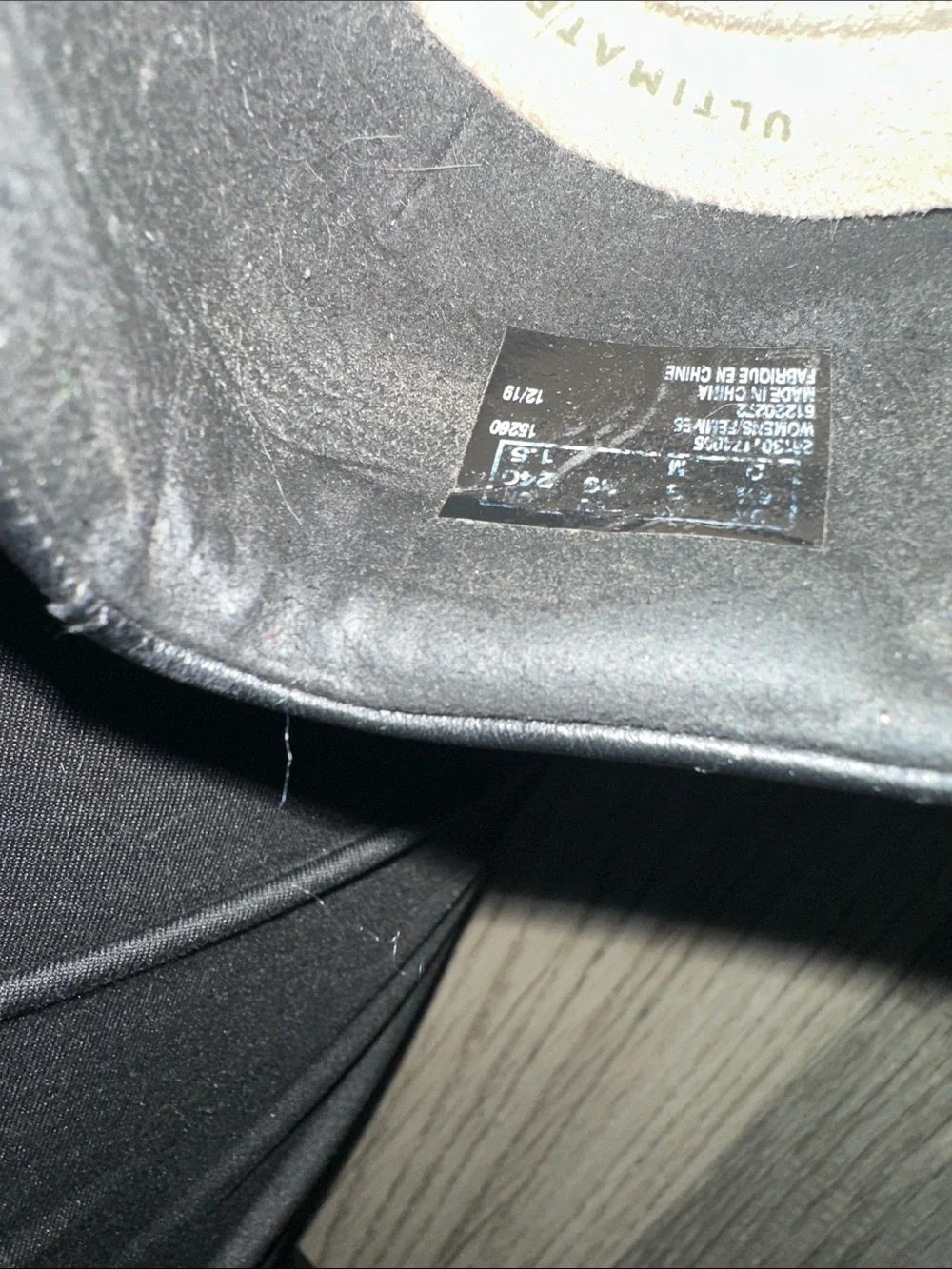 Clarks collection‎ Flores Tulip Wedge Pump Black Leather womens size 8